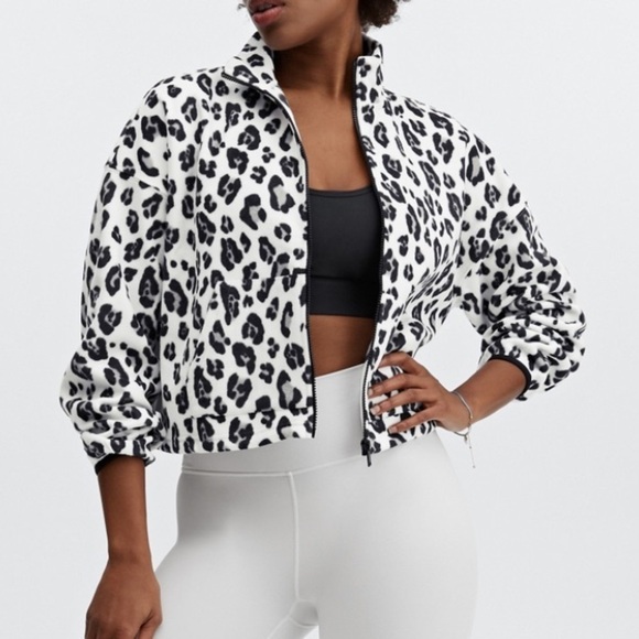 Fabletics Tops - NEW Fabletics Rayne Polar Fleece Zip-Up Sweater Relaxed Fit XXL Pockets Mockneck